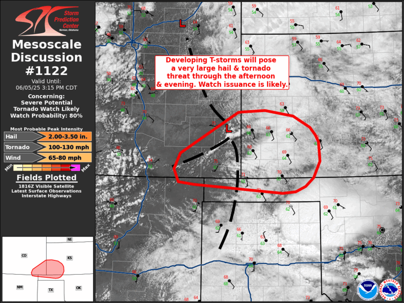 Mesoscale Discussion 1122