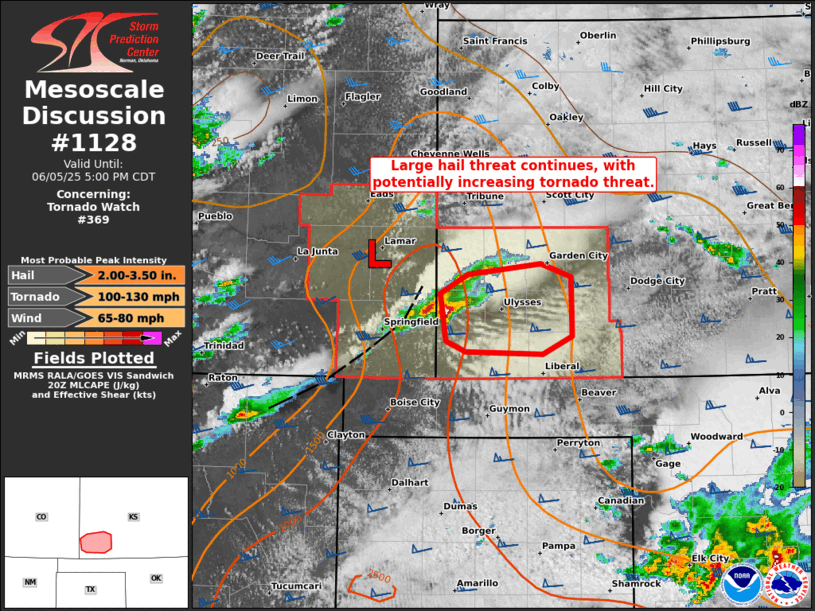 Mesoscale Discussion 1128