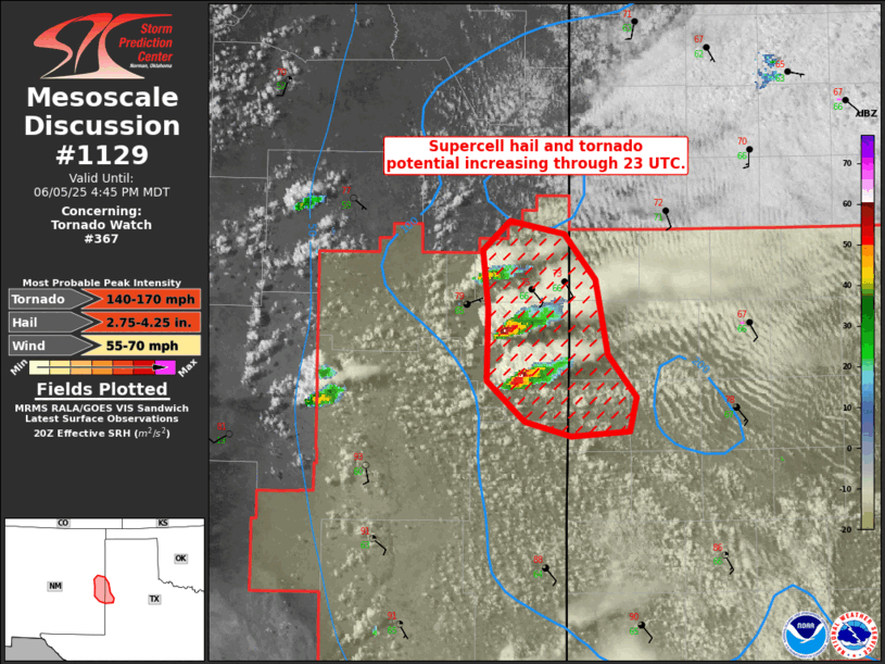 Mesoscale Discussion 1129