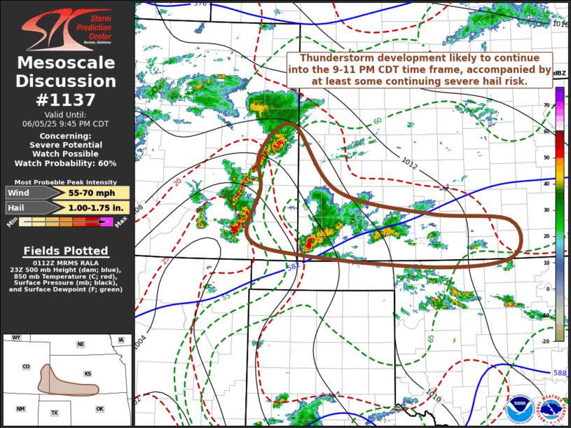 Mesoscale Discussion 1137