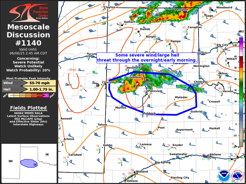 Mesoscale Discussion 1140