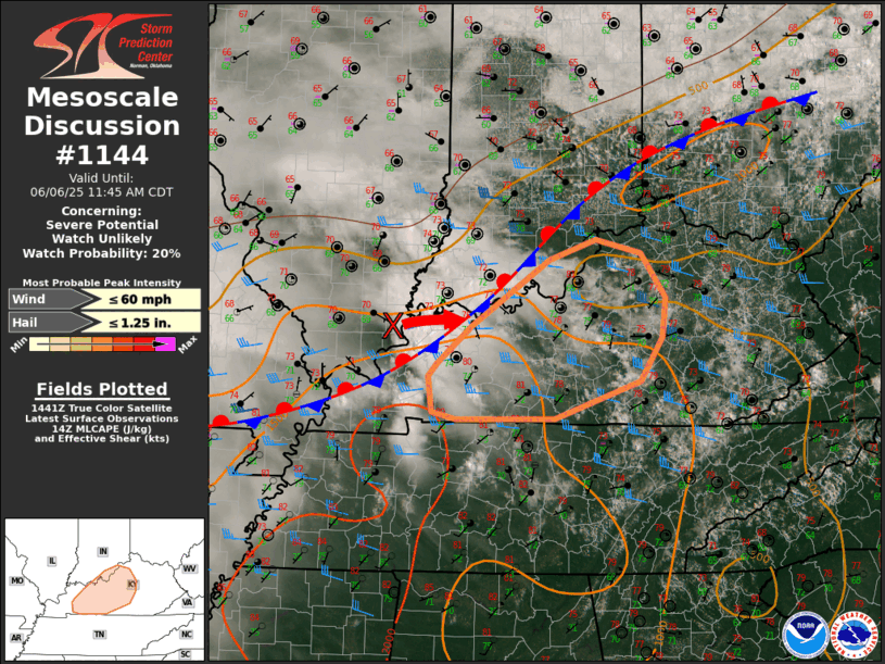 Mesoscale Discussion 1144