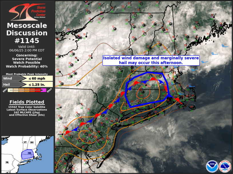 Mesoscale Discussion 1145