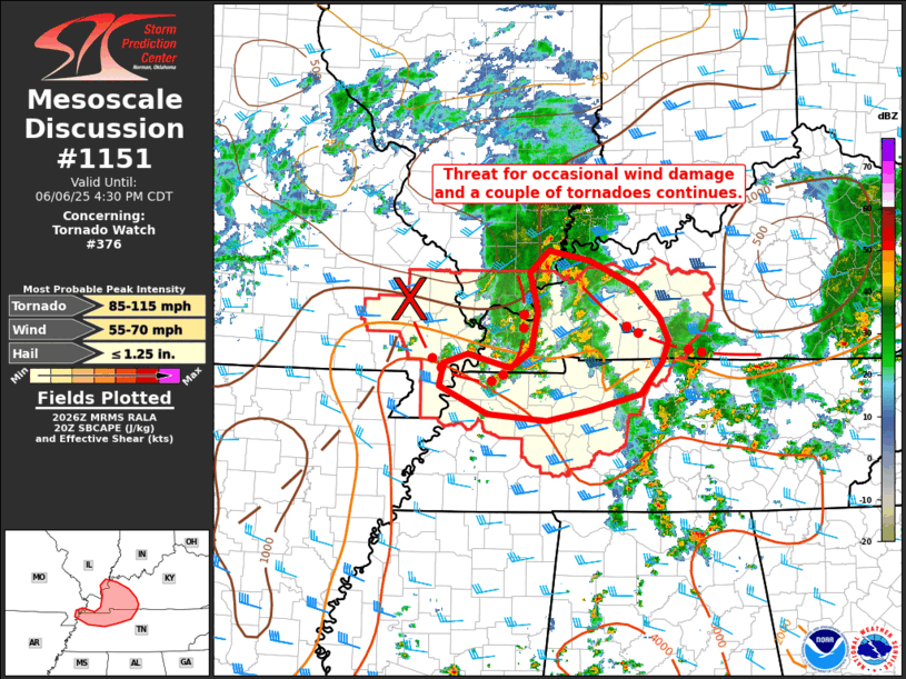 Mesoscale Discussion 1151