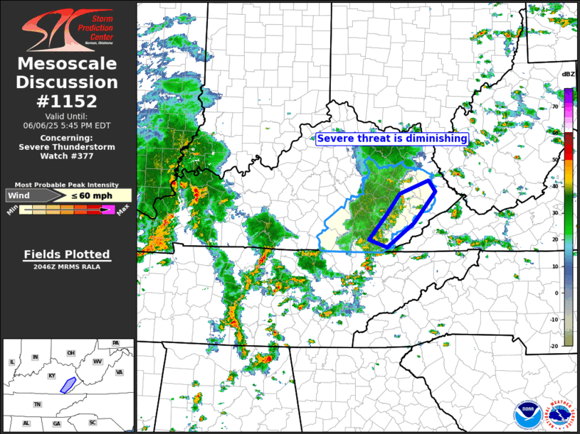 Mesoscale Discussion 1152