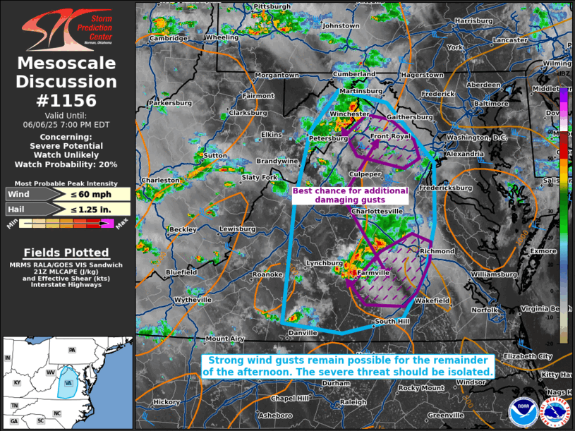 Mesoscale Discussion 1156