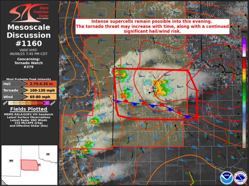 Mesoscale Discussion 1160