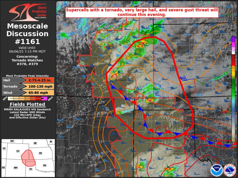 Mesoscale Discussion 1161