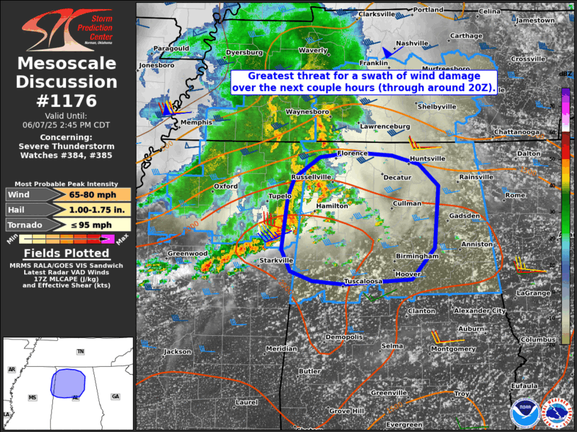 Mesoscale Discussion 1176