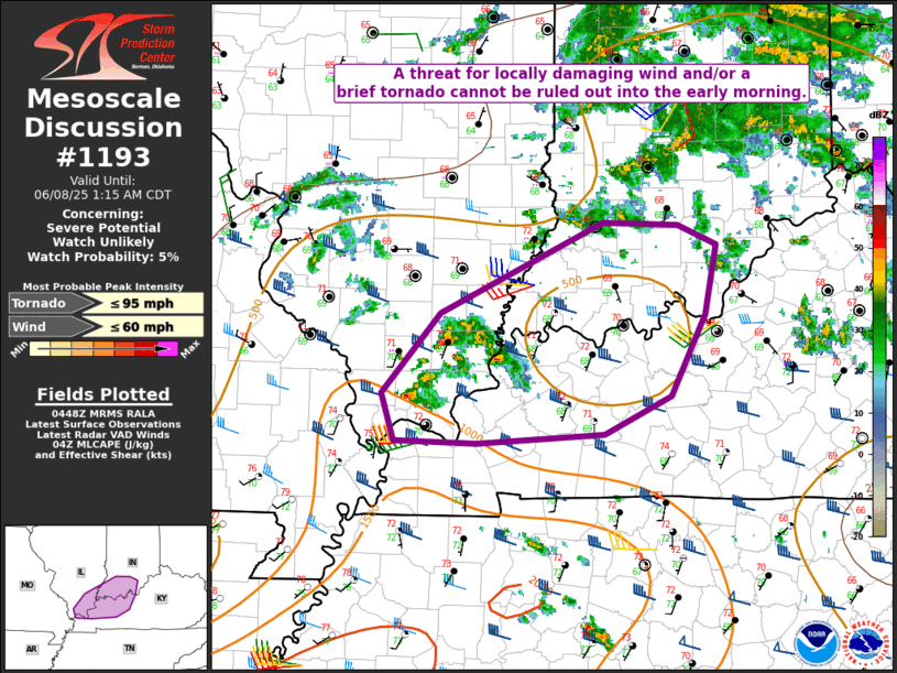 Mesoscale Discussion 1193