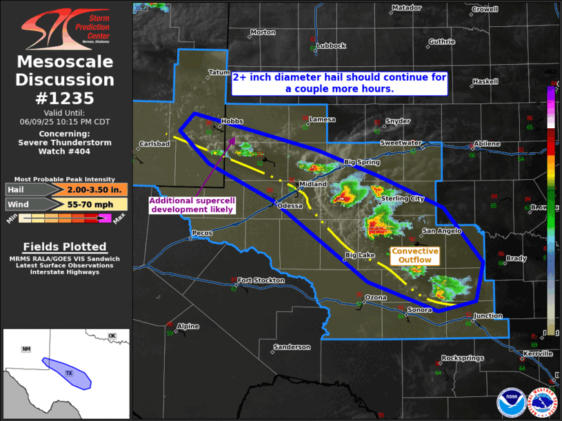 Mesoscale Discussion 1235
