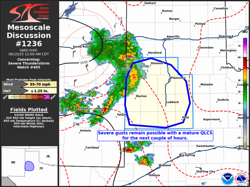 Mesoscale Discussion 1236
