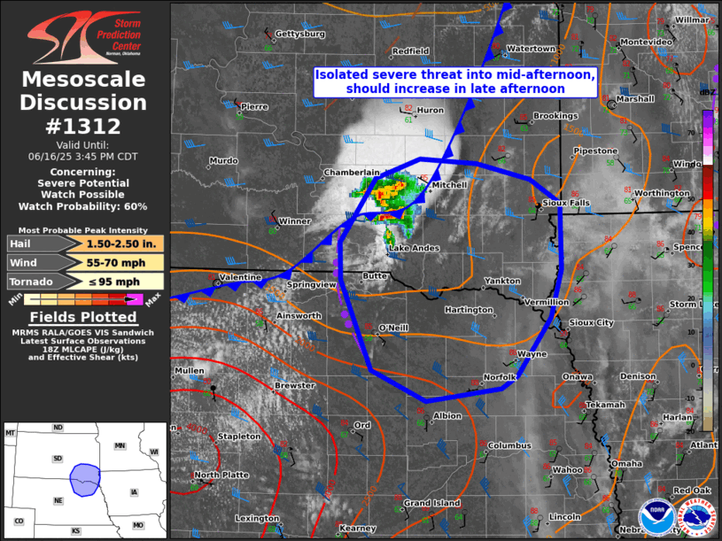 Mesoscale Discussion 1312