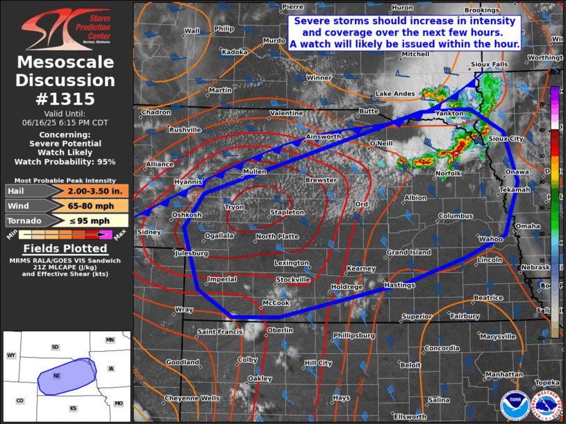 Mesoscale Discussion 1315