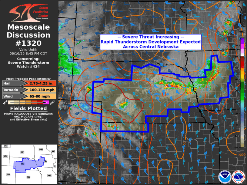 Mesoscale Discussion 1320