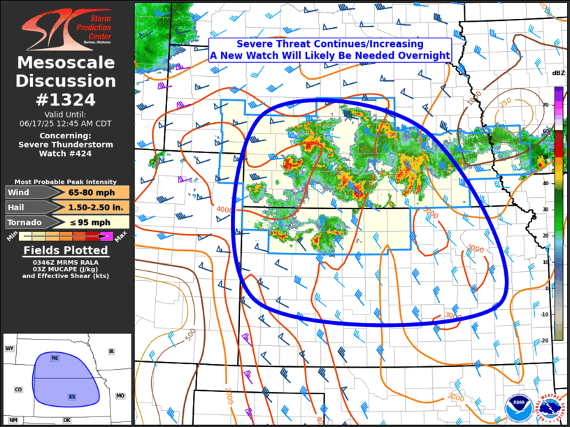 Mesoscale Discussion 1324
