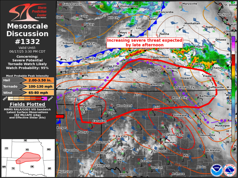 Mesoscale Discussion 1332