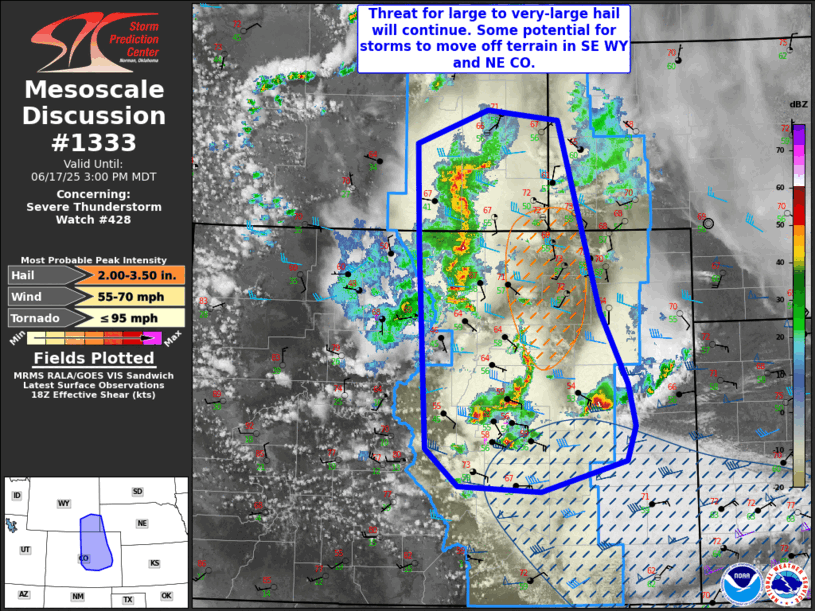 Mesoscale Discussion 1333