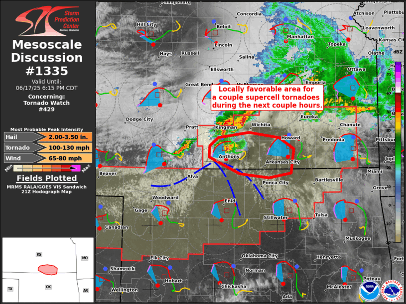 Mesoscale Discussion 1335