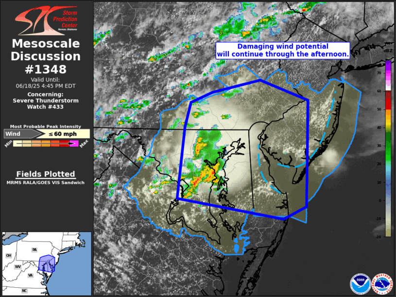 Mesoscale Discussion 1348