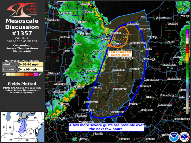 Mesoscale Discussion 1357