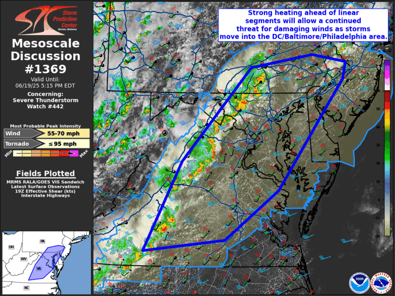 Mesoscale Discussion 1369