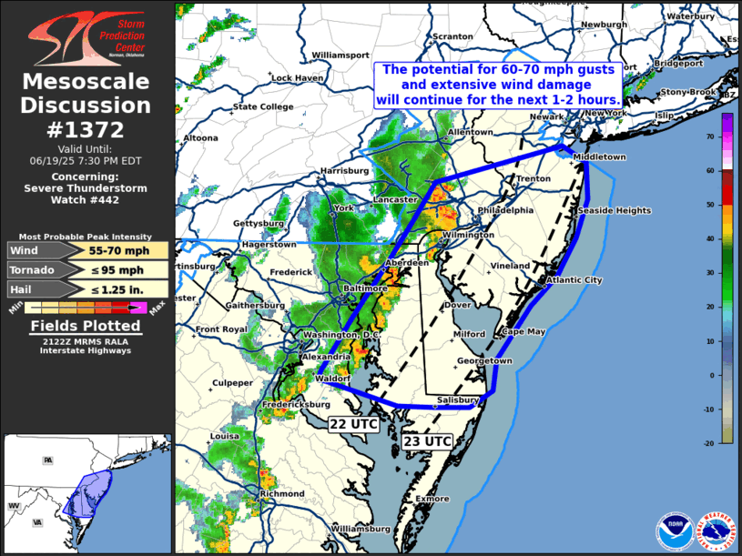 Mesoscale Discussion 1372