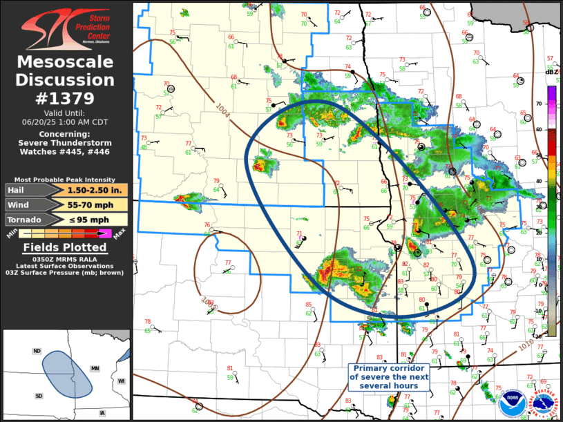Mesoscale Discussion 1379