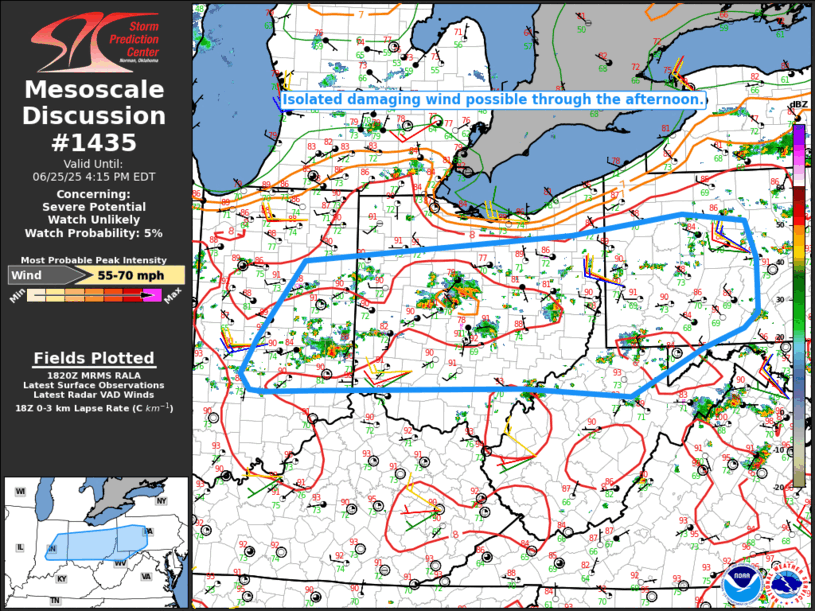 Mesoscale Discussion 1435