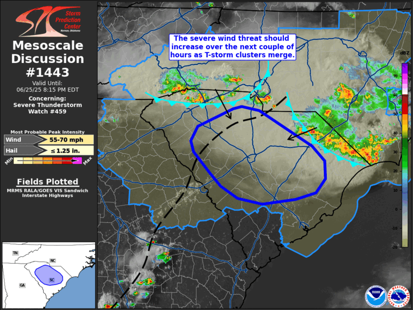 Mesoscale Discussion 1443
