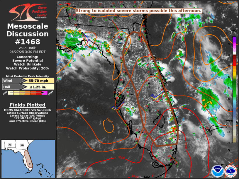 Mesoscale Discussion 1468