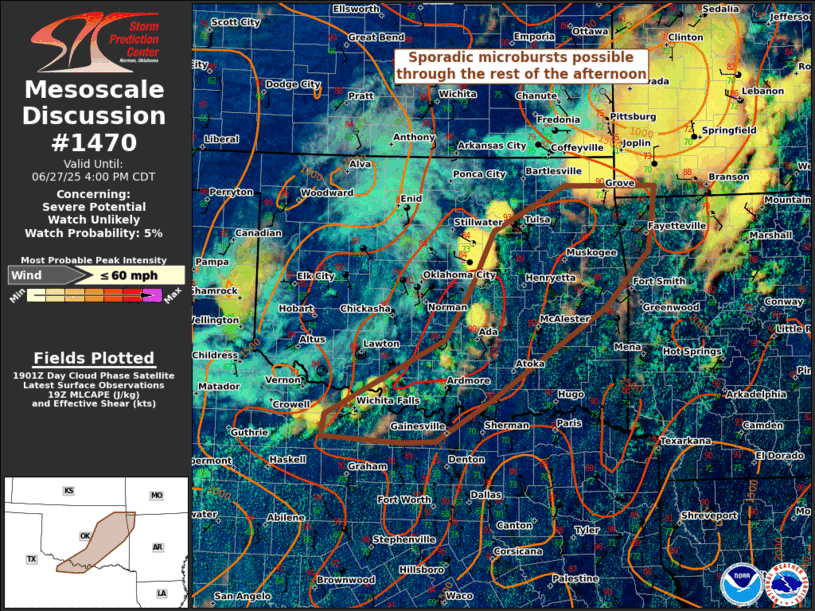 Mesoscale Discussion 1470