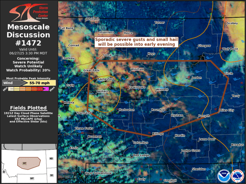 Mesoscale Discussion 1472