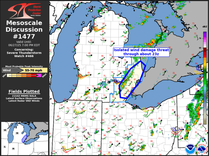 Mesoscale Discussion 1477