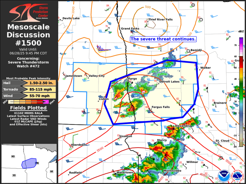 Mesoscale Discussion 1500