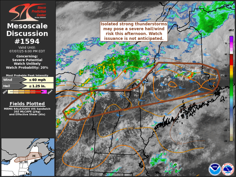 Mesoscale Discussion 1594