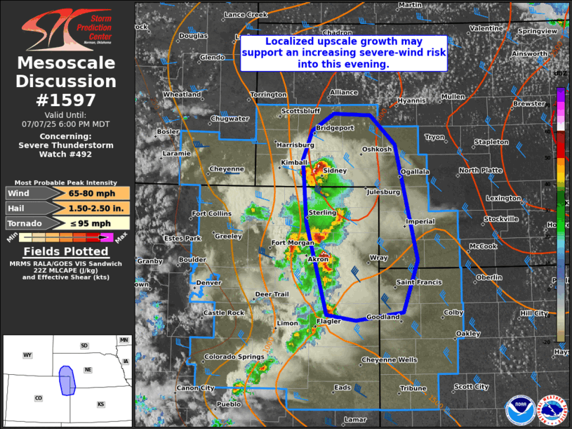 Mesoscale Discussion 1597