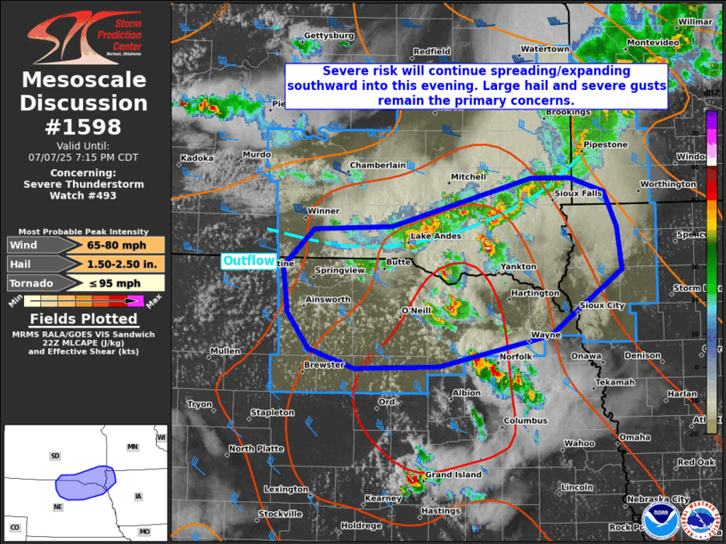 Mesoscale Discussion 1598