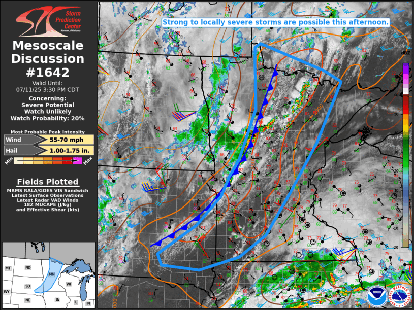 Mesoscale Discussion 1642