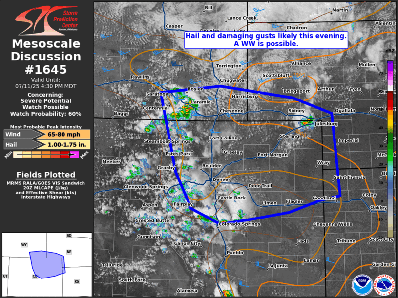 Mesoscale Discussion 1645