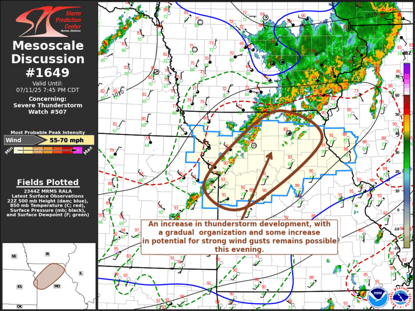 Mesoscale Discussion 1649