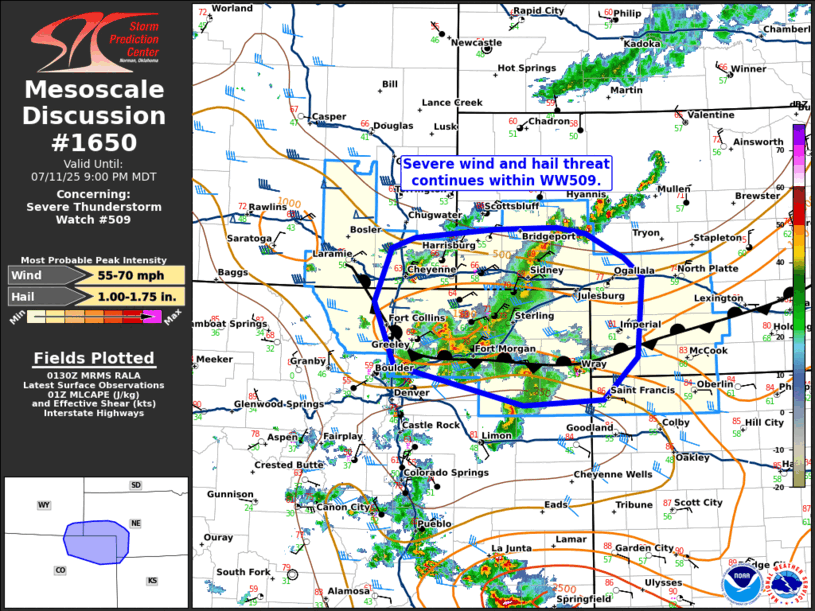 Mesoscale Discussion 1650