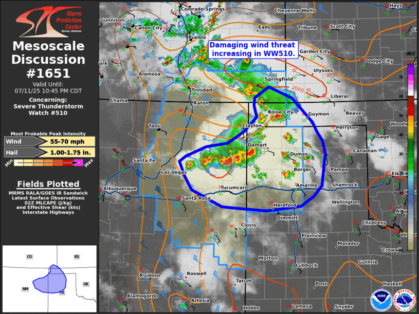 Mesoscale Discussion 1651