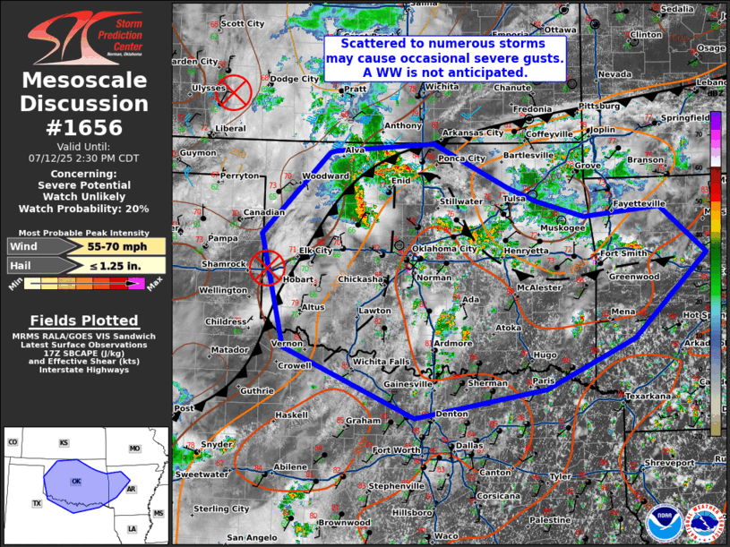 Mesoscale Discussion 1656