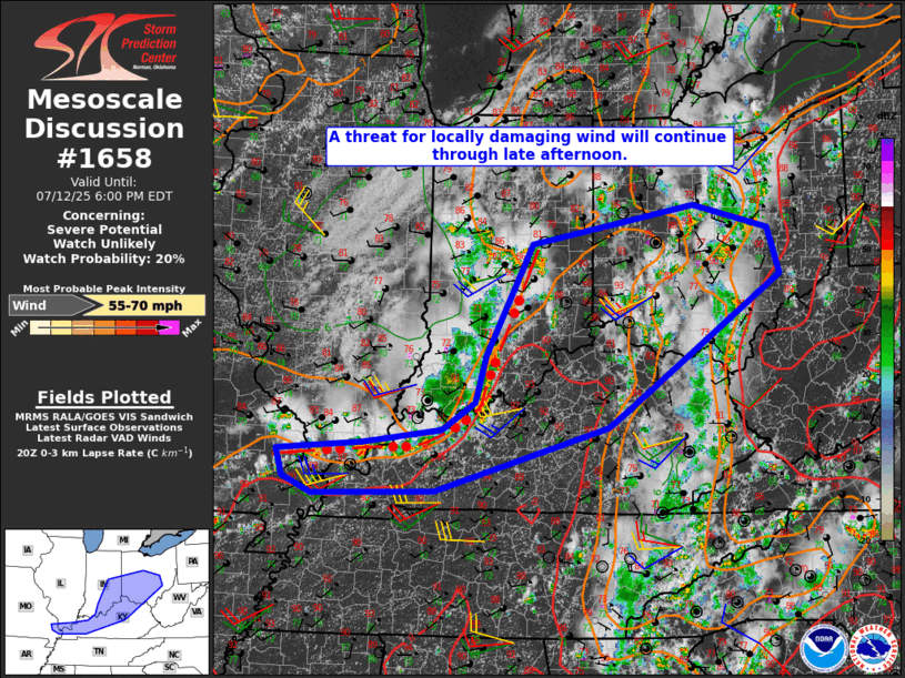 Mesoscale Discussion 1658