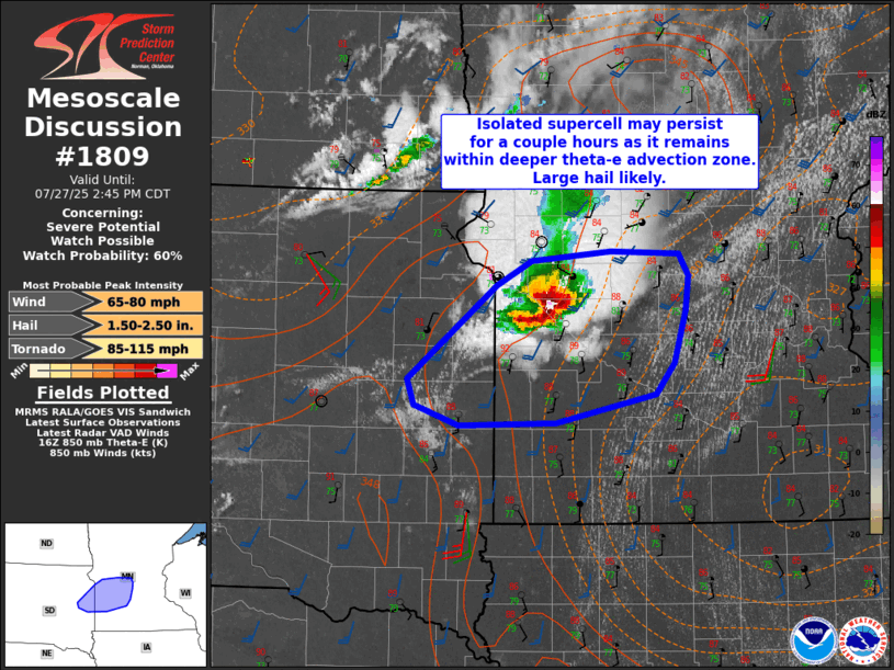 Mesoscale Discussion 1809