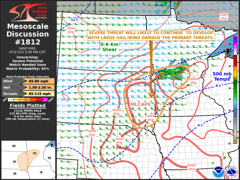 Mesoscale Discussion 1812