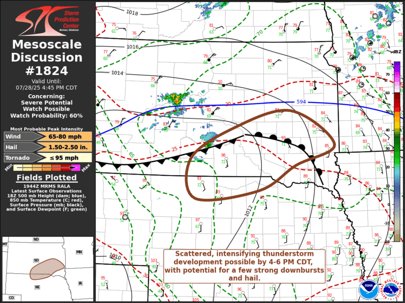 Mesoscale Discussion 1824