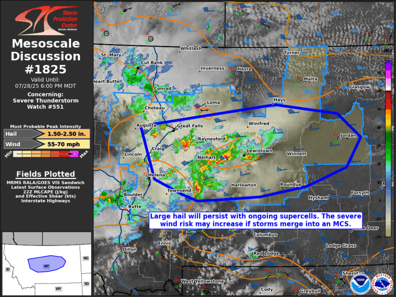 Mesoscale Discussion 1825