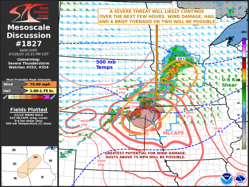 Mesoscale Discussion 1827